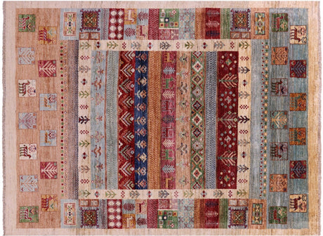 Hand Knotted Persian Gabbeh Tribal Wool Rug - Manhattan Rugs