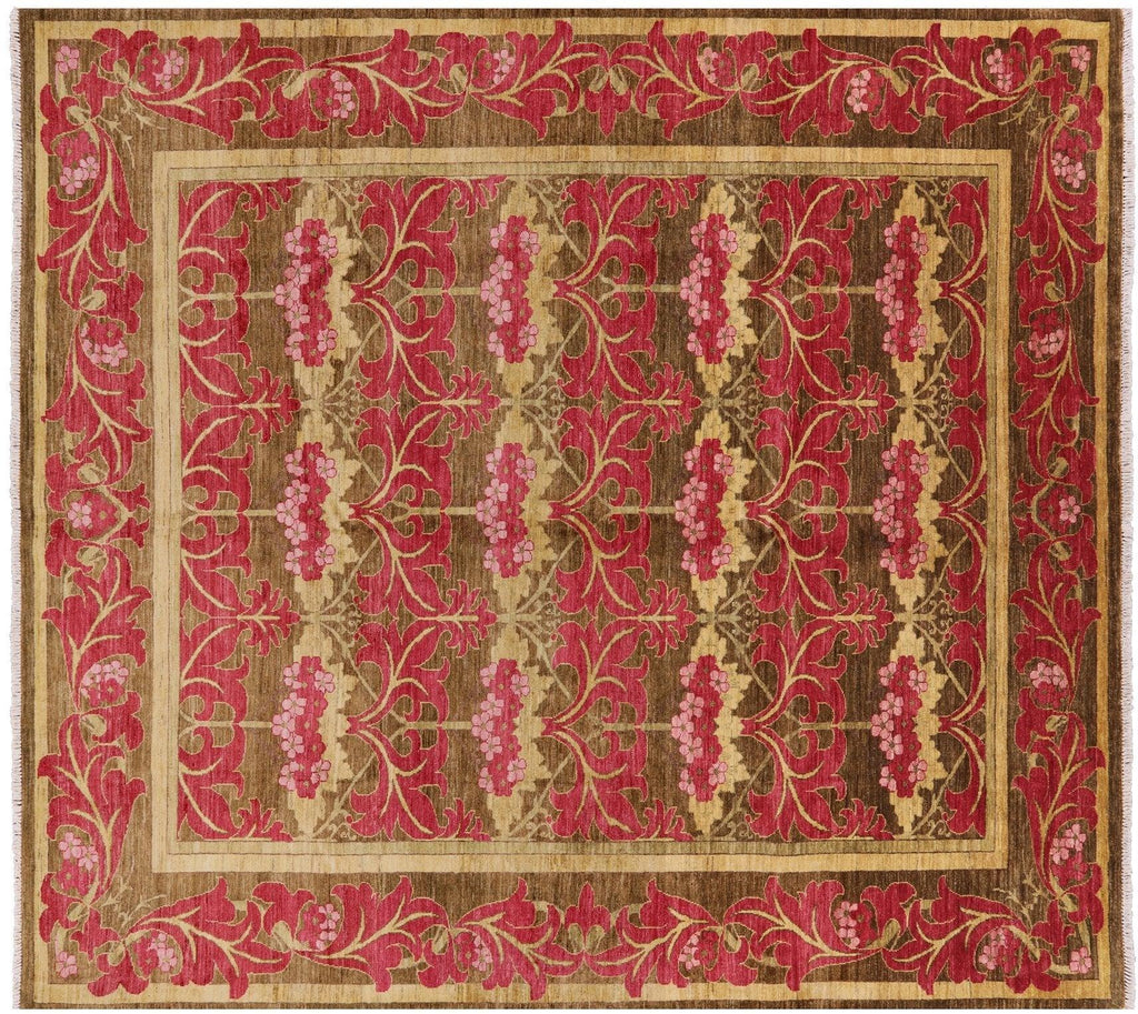 Hand Knotted Wool William Morris Rug - Manhattan Rugs