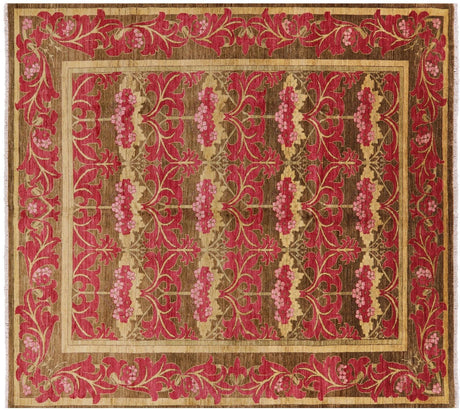 Hand Knotted Wool William Morris Rug - Manhattan Rugs