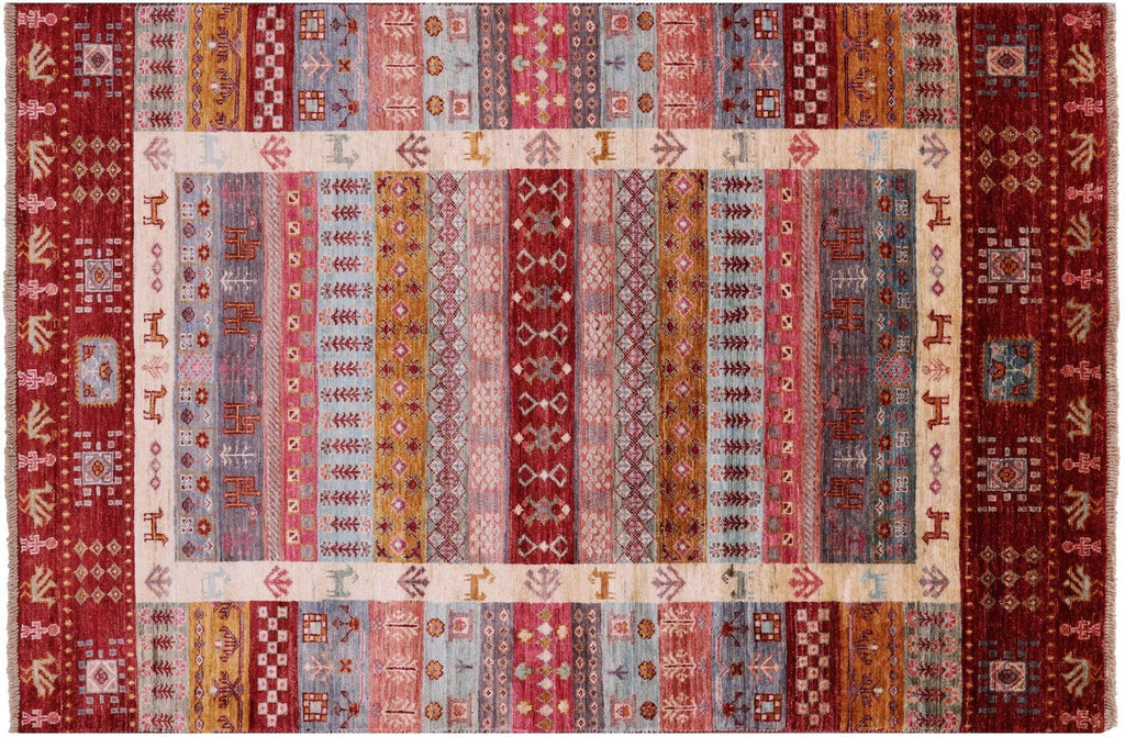Handmade Persian Gabbeh Tribal Rug - Manhattan Rugs