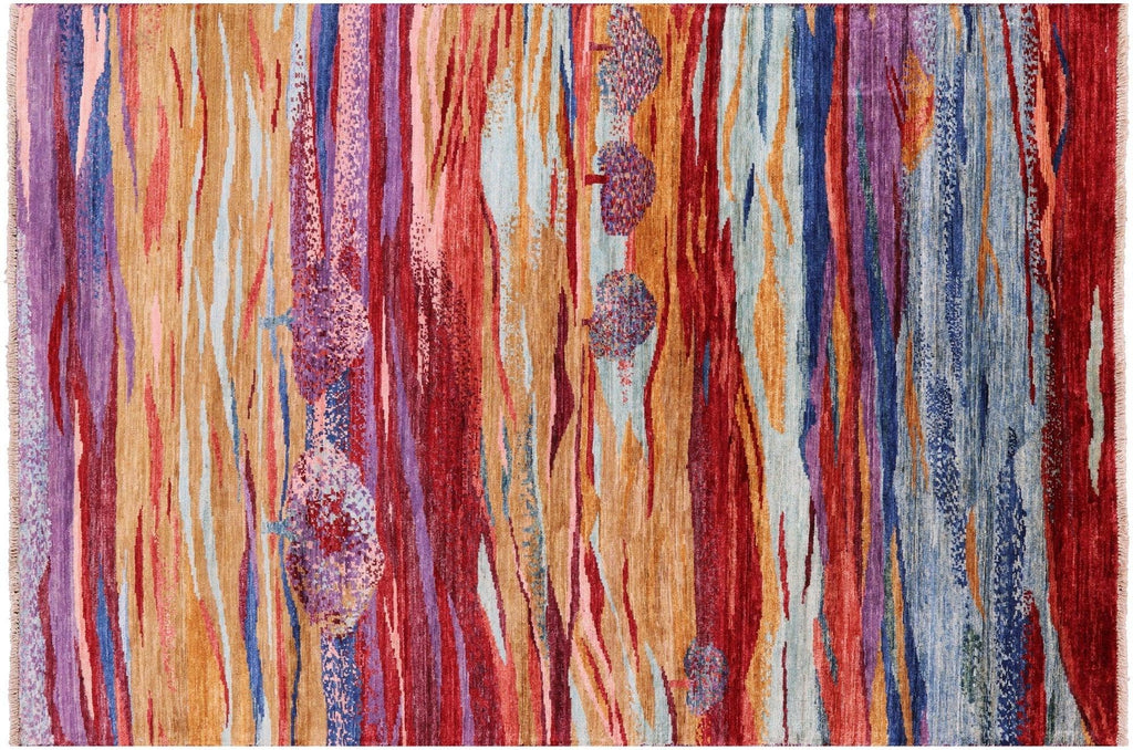 Hand Knotted Persian Gabbeh Tribal Wool Rug - Manhattan Rugs