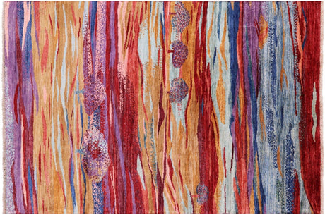 Hand Knotted Persian Gabbeh Tribal Wool Rug - Manhattan Rugs