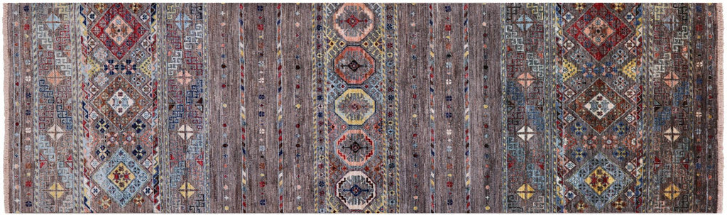 Runner Super Kazak Khorjin Hand Knotted Wool Rug - Manhattan Rugs
