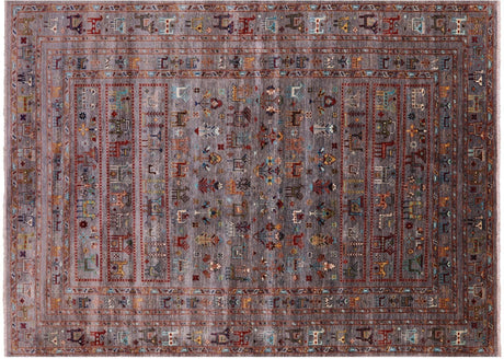 Tribal Persian Gabbeh Hand Knotted Wool Rug - Manhattan Rugs