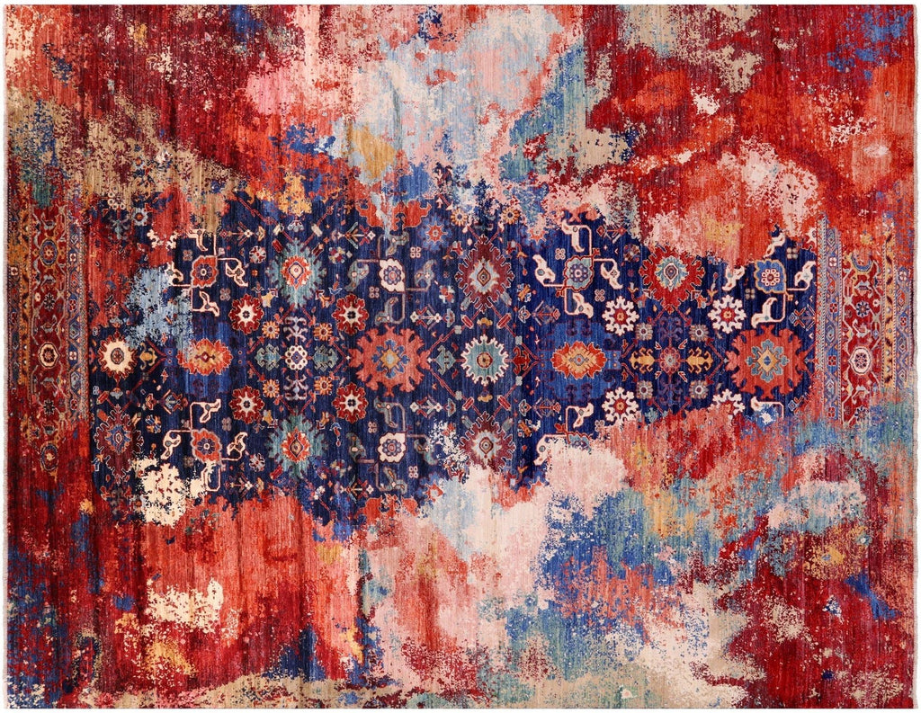Contemporary Hand Knotted Wool Rug - Manhattan Rugs