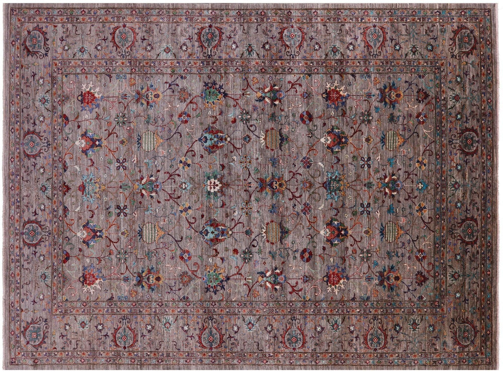 Persian Tabriz Hand-Knotted Wool Rug - Manhattan Rugs