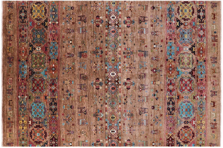 Persian Gabbeh Tribal Hand Knotted Wool Rug - Manhattan Rugs