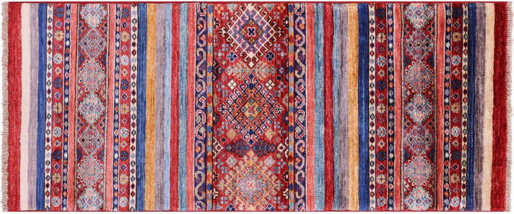Khorjin Super Kazak Handmade Runner Rug - Manhattan Rugs