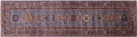Runner Super Kazak Handmade Wool Rug - Manhattan Rugs