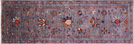 Persian Tabriz Hand Knotted Wool Runner Rug - Manhattan Rugs