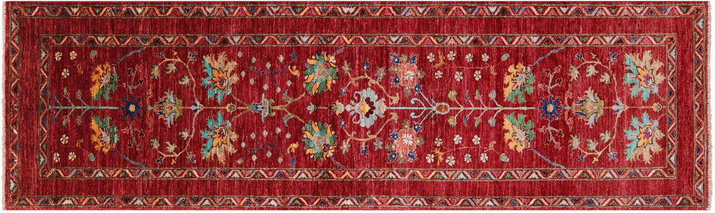 Runner Persian Tabriz Hand Knotted Wool Rug - Manhattan Rugs