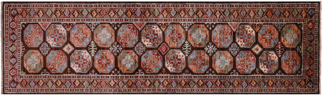 Fine Turkmen Hand Knotted Wool Runner Rug - Manhattan Rugs