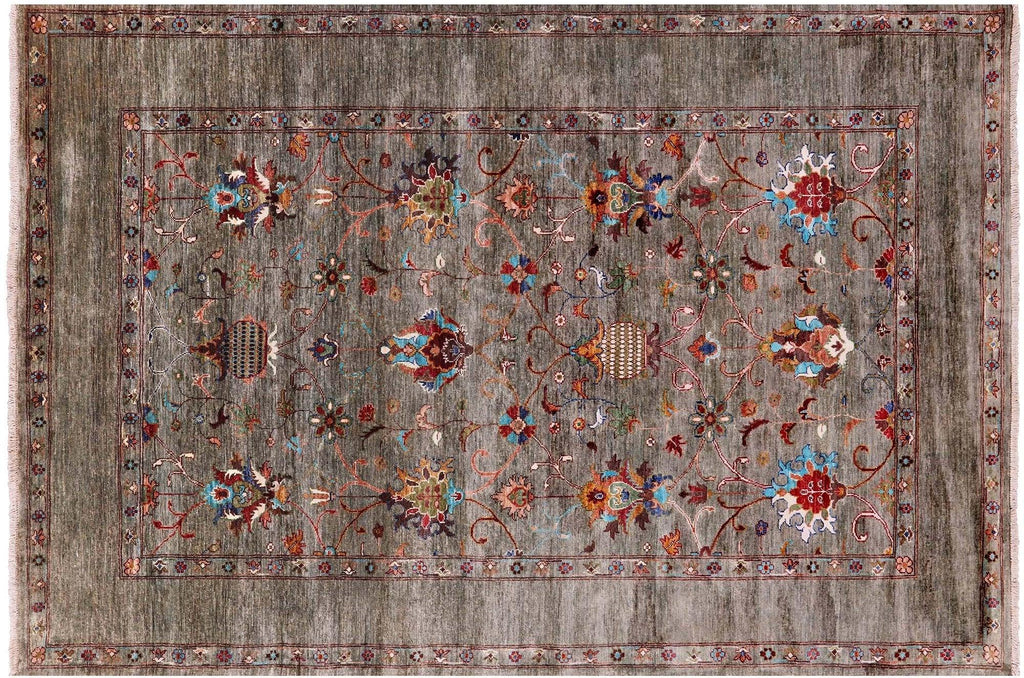 Persian Tabriz Hand Knotted Wool Rug - Manhattan Rugs