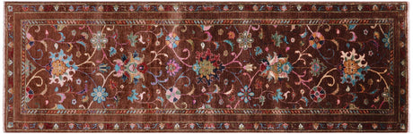 Persian Tabriz Handmade Wool Runner Rug - Manhattan Rugs