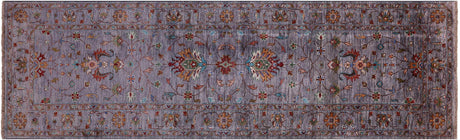 Runner Persian Tabriz Hand-Knotted Wool Rug - Manhattan Rugs