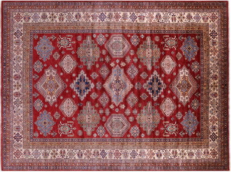Hand Knotted Super Kazak Wool Rug - Manhattan Rugs