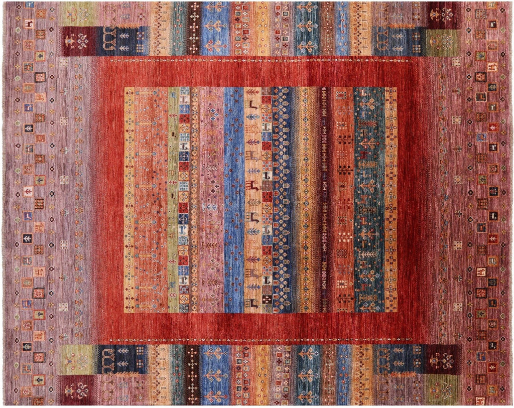 Handmade Tribal Persian Gabbeh Wool Rug - Manhattan Rugs