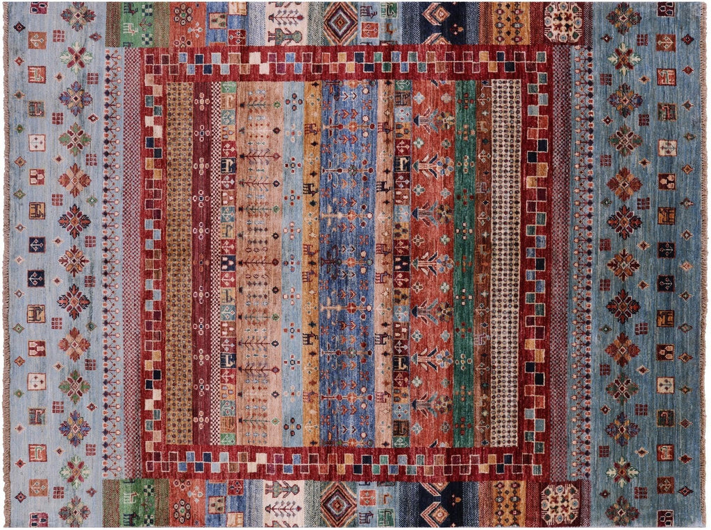 Handmade Tribal Persian Gabbeh Wool Rug - Manhattan Rugs