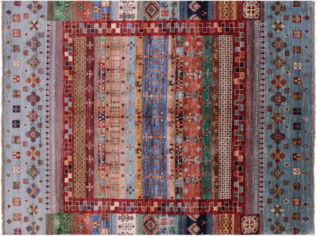 Handmade Tribal Persian Gabbeh Wool Rug - Manhattan Rugs