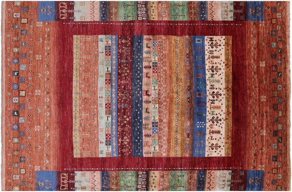 Tribal Persian Gabbeh Hand-Knotted Rug - Manhattan Rugs