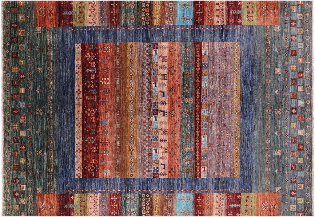 Persian Gabbeh Tribal Hand-Knotted Wool Rug - Manhattan Rugs