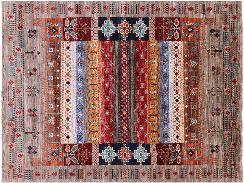 Persian Gabbeh Tribal Hand-Knotted Wool Rug - Manhattan Rugs