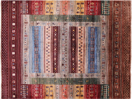 Hand Knotted Tribal Persian Gabbeh Wool Rug - Manhattan Rugs