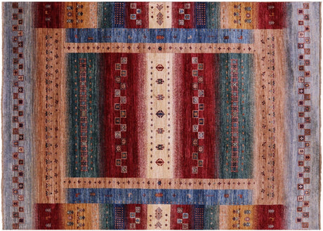 Persian Gabbeh Tribal Handmade Wool Rug - Manhattan Rugs