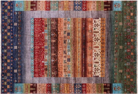 Persian Gabbeh Tribal Handmade Wool Rug - Manhattan Rugs