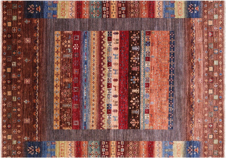 Tribal Persian Gabbeh Handmade Wool Rug - Manhattan Rugs