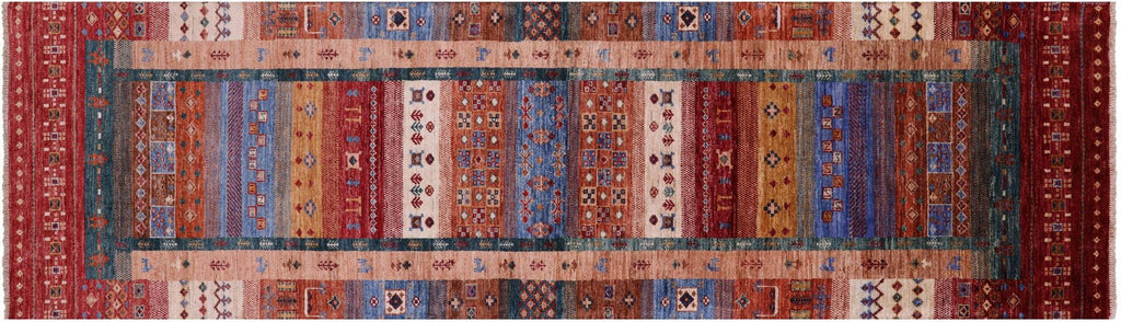 Runner Tribal Persian Gabbeh Handmade Rug - Manhattan Rugs