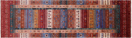 Runner Tribal Persian Gabbeh Handmade Rug - Manhattan Rugs