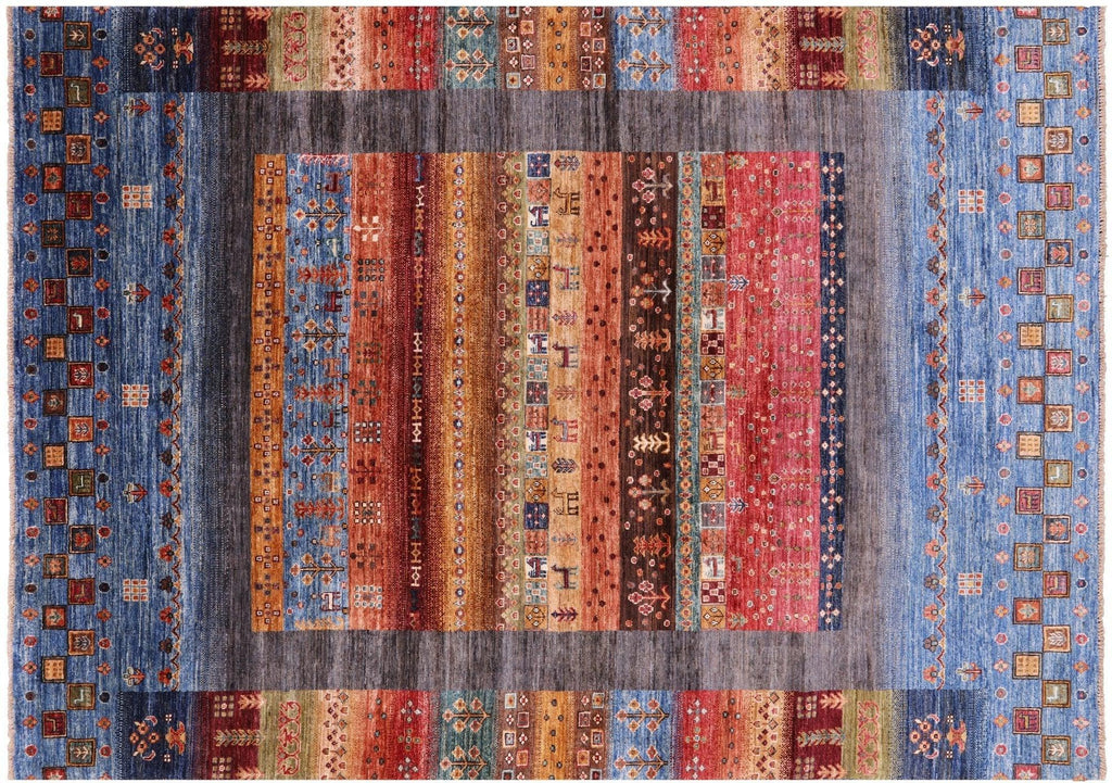 Persian Gabbeh Tribal Handmade Rug - Manhattan Rugs