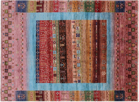 Handmade Persian Gabbeh Tribal Wool Rug - Manhattan Rugs