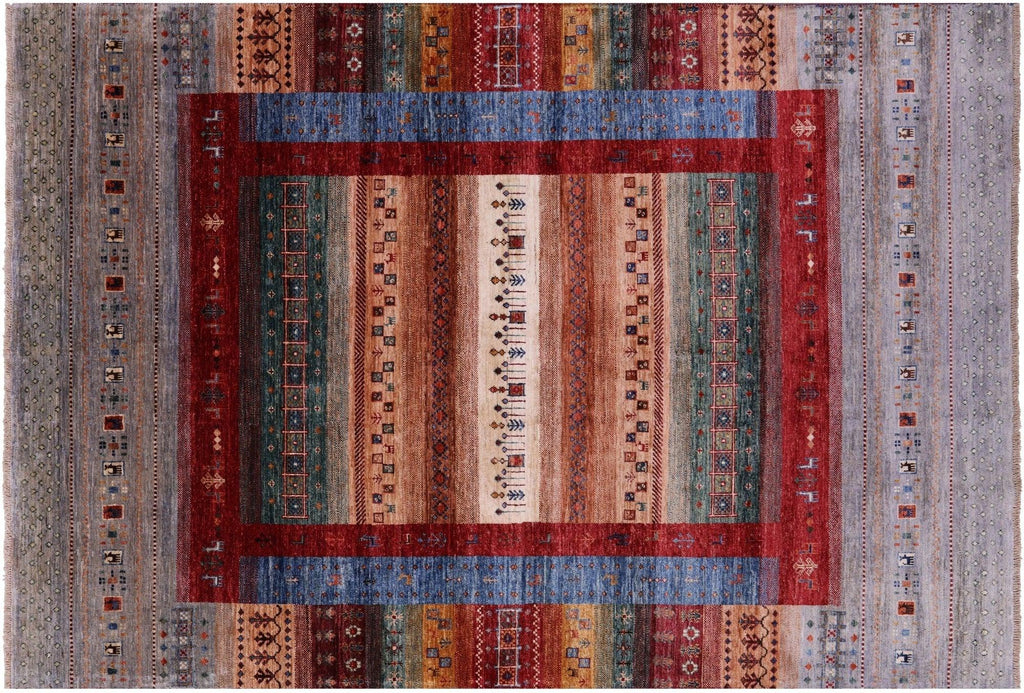 Tribal Persian Gabbeh Handmade Wool Rug - Manhattan Rugs