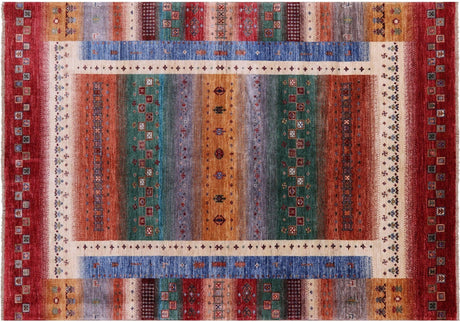 Persian Gabbeh Tribal Hand Knotted Wool Rug - Manhattan Rugs