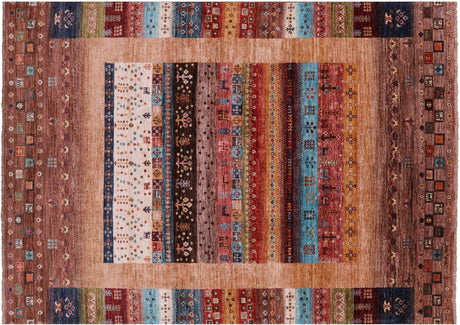 Hand Knotted Tribal Persian Gabbeh Wool Rug - Manhattan Rugs