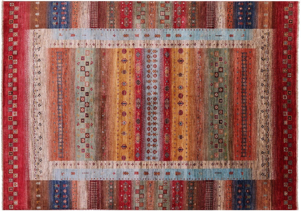 Tribal Persian Gabbeh Hand-Knotted Rug - Manhattan Rugs