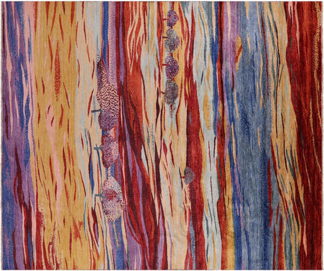 Tribal Persian Gabbeh Handmade Wool Rug - Manhattan Rugs