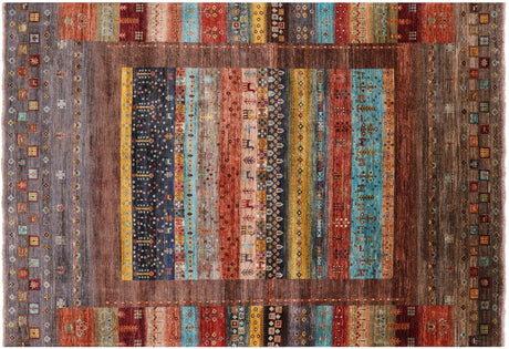 Persian Gabbeh Tribal Handmade Wool Rug - Manhattan Rugs
