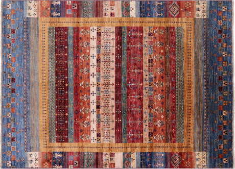 Handmade Persian Gabbeh Tribal Wool Rug - Manhattan Rugs