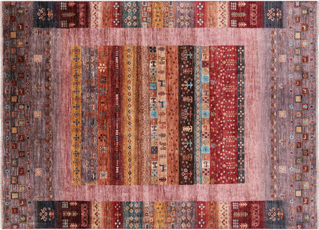 Persian Gabbeh Tribal Handmade Wool Rug - Manhattan Rugs
