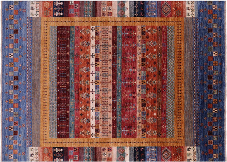 Persian Gabbeh Tribal Handmade Wool Rug - Manhattan Rugs