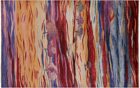 Handmade Tribal Persian Gabbeh Wool Rug - Manhattan Rugs