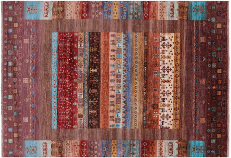 Handmade Tribal Persian Gabbeh Wool Rug - Manhattan Rugs