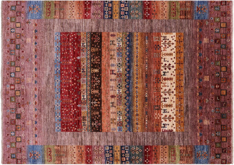 Tribal Persian Gabbeh Handmade Wool Rug - Manhattan Rugs