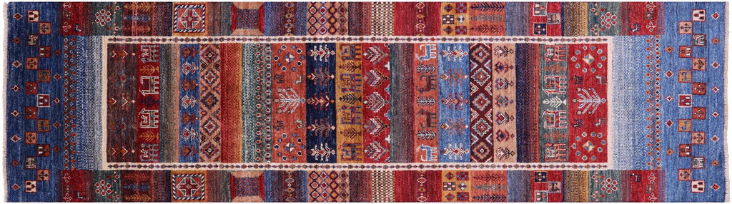 Runner Tribal Persian Gabbeh Handmade Rug - Manhattan Rugs