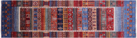 Runner Tribal Persian Gabbeh Handmade Rug - Manhattan Rugs