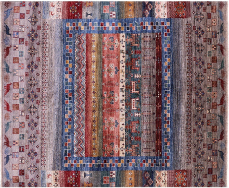 Tribal Persian Gabbeh Handmade Wool Rug - Manhattan Rugs