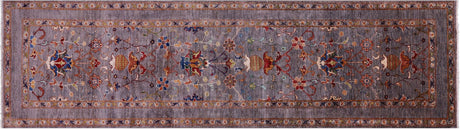 Persian Tabriz Hand Knotted Wool Runner Rug - Manhattan Rugs